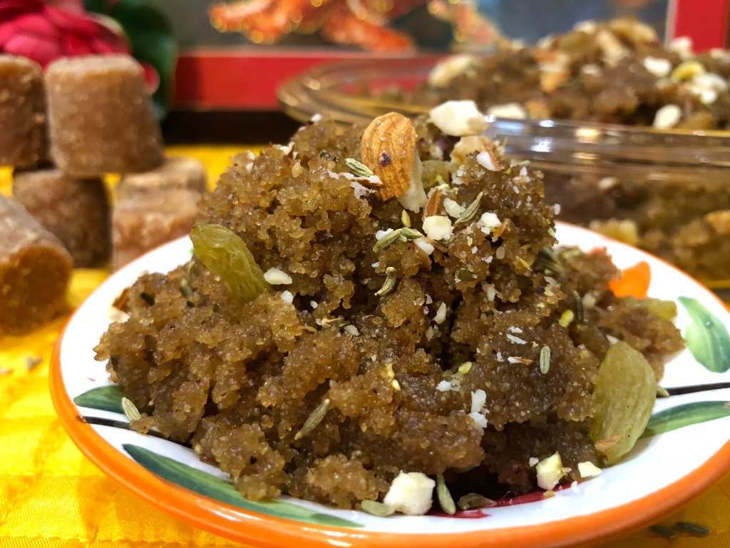 Sooji Gur Ka Halwa (Semolina Jaggery Pudding) – Healthy Dessert – No Sugar Dessert